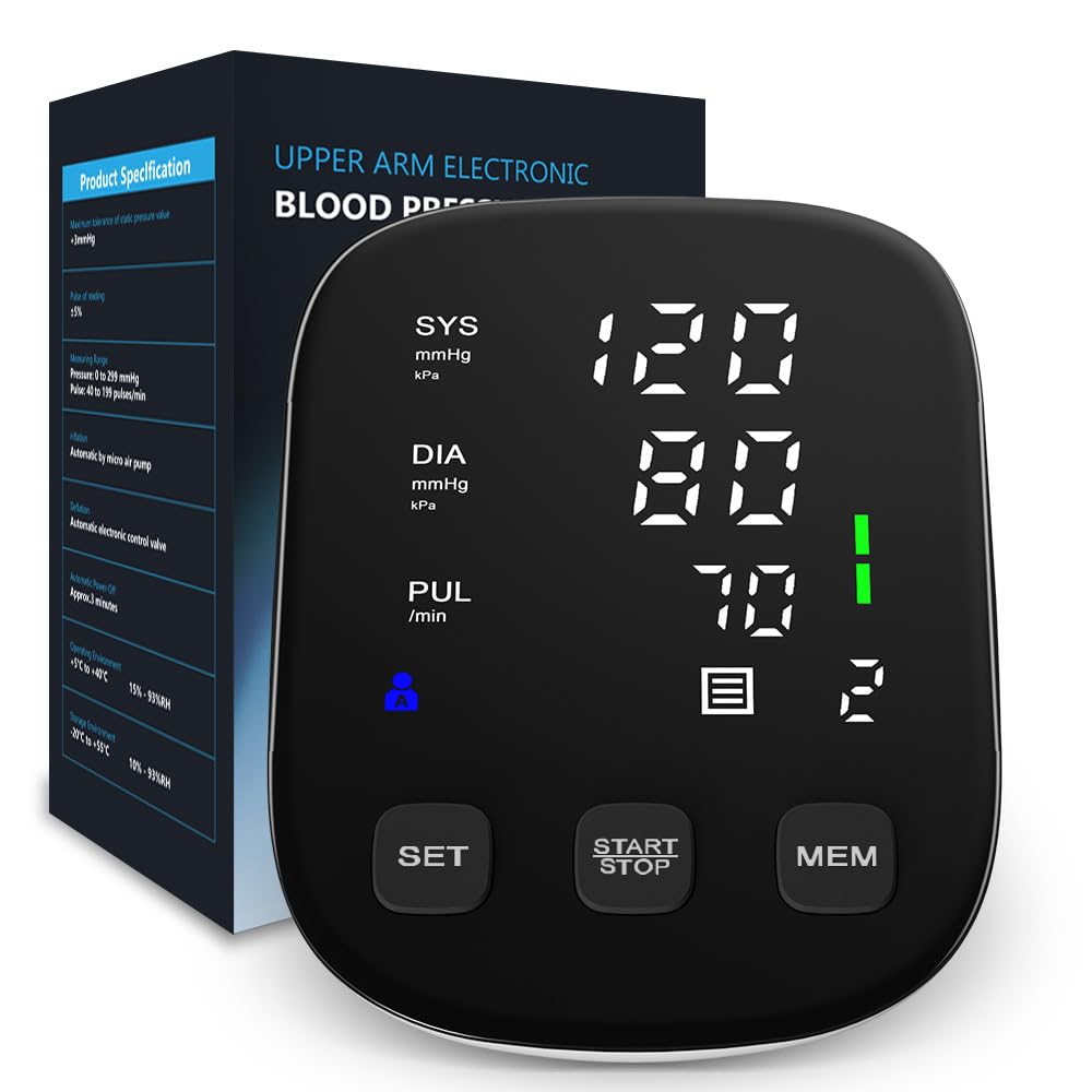 Upper Arm Blood Pressure Monitor with 22-42cm Cuff Q273179