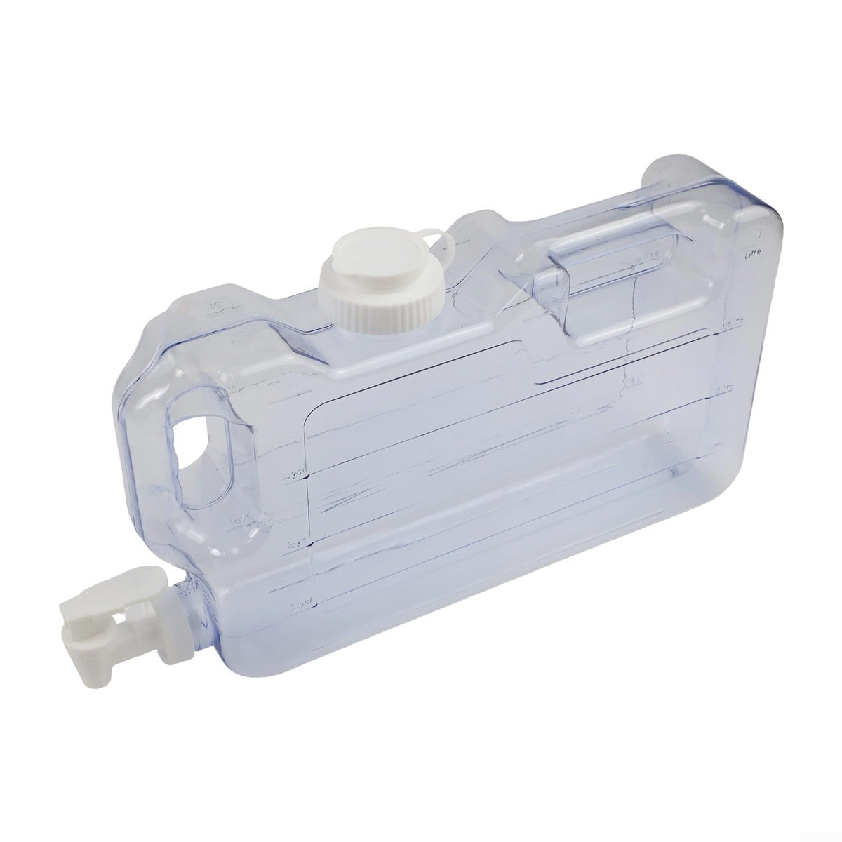 Plastic Refrigerator Water Dispenser with Faucet, 4L Beverage Tank U669766