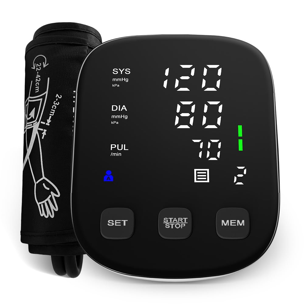 Upper Arm Blood Pressure Monitor with 22-42cm Cuff Q273179