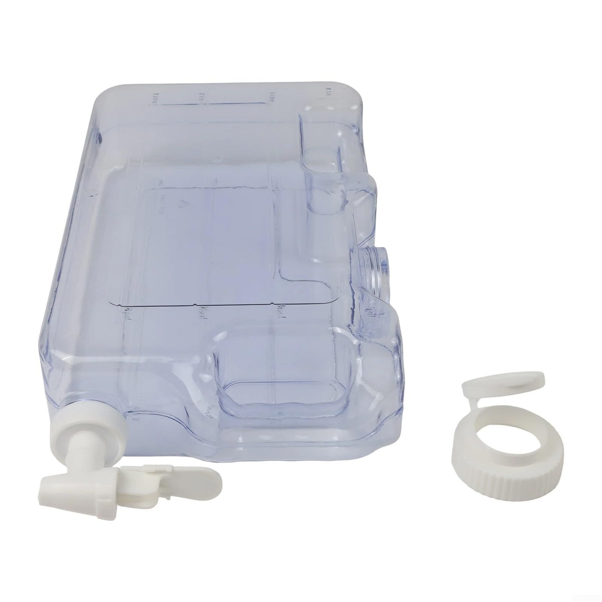 Plastic Refrigerator Water Dispenser with Faucet, 4L Beverage Tank U669766