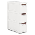 3 Drawer Narrow Rolling Storage Cart with 4 Wheels N98482
