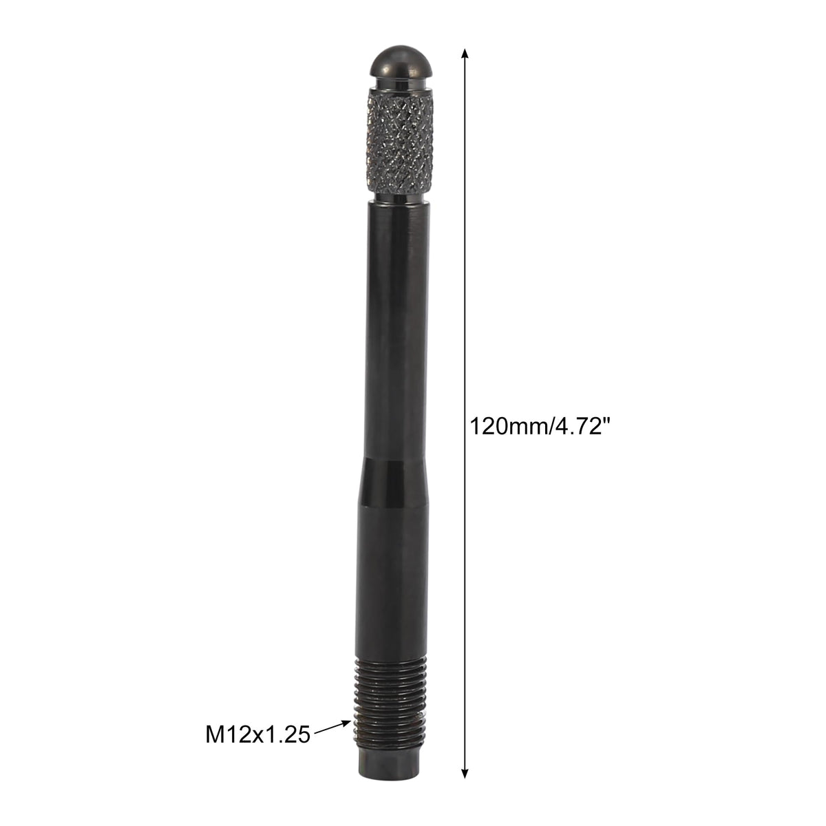 Black M12x1.25 Wheel Alignment Pin 2pcs Stainless Steel G593