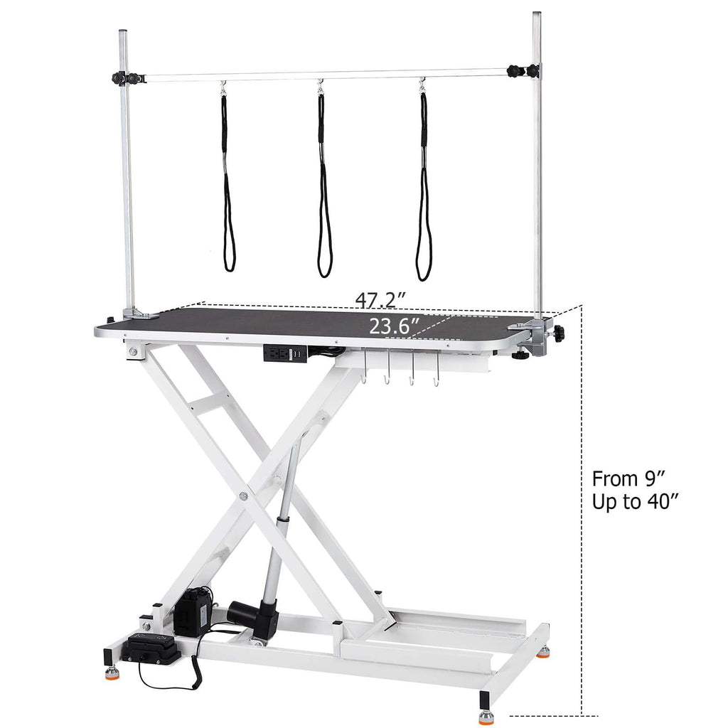 47" Height Adjustable Electric Pet Grooming Table U52046