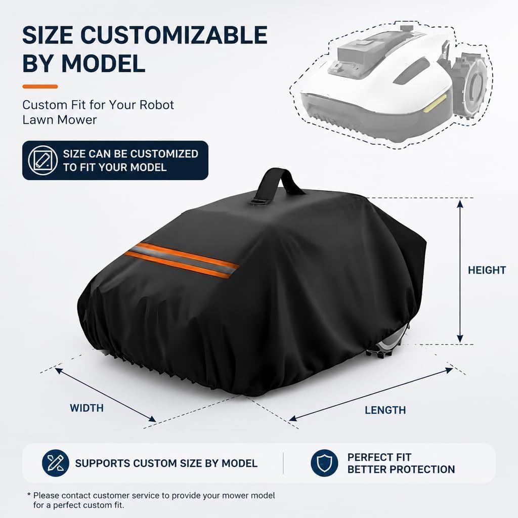 Waterproof 420D Robot Lawn Mower Cover C9919