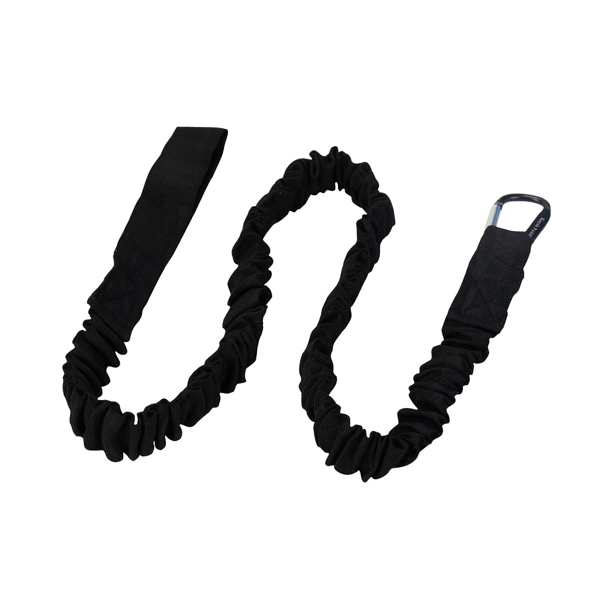 Kayaking Paddle Leash Tether 1 Pack Stretchable Coiled Lanyard Black I6104
