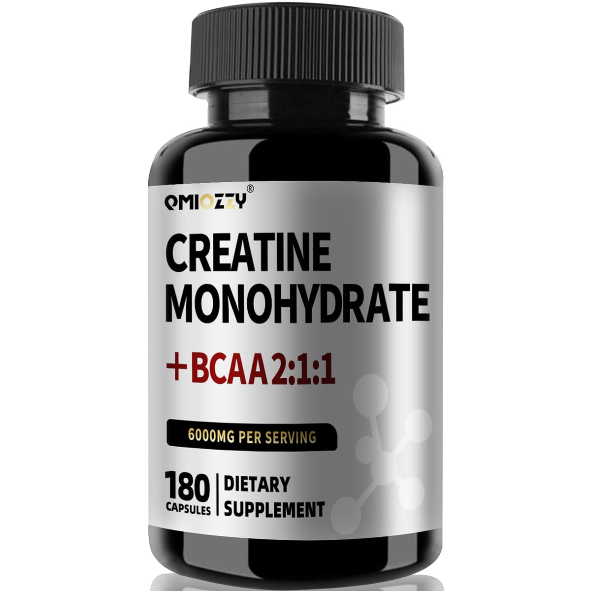 Micronized Creatine Monohydrate 6000MG 180 Vegan Capsules G740030