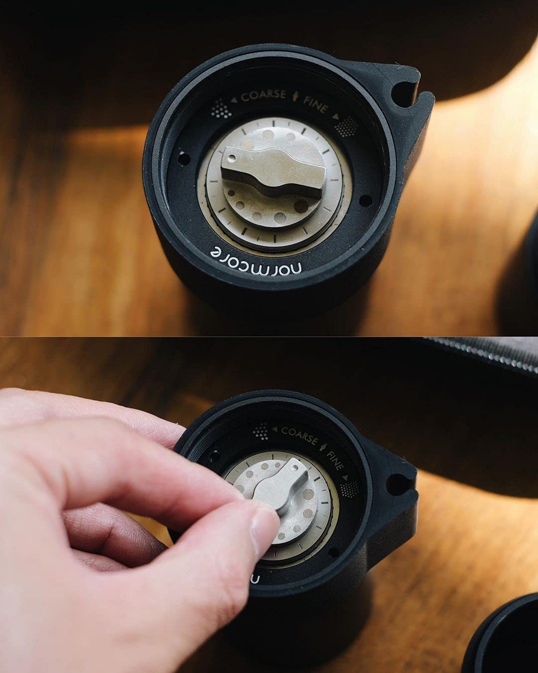 Manual Coffee Grinder with Stainless Steel Conical Burr B65593