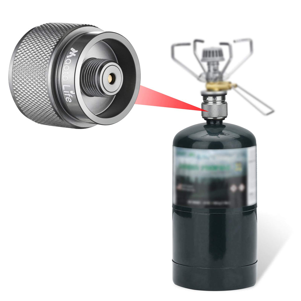 Camping Stove Gas Converter with 16 oz Tank K51616