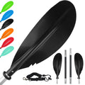 Adjustable 4 Piece Kayak Paddles with Paddle Leash W255