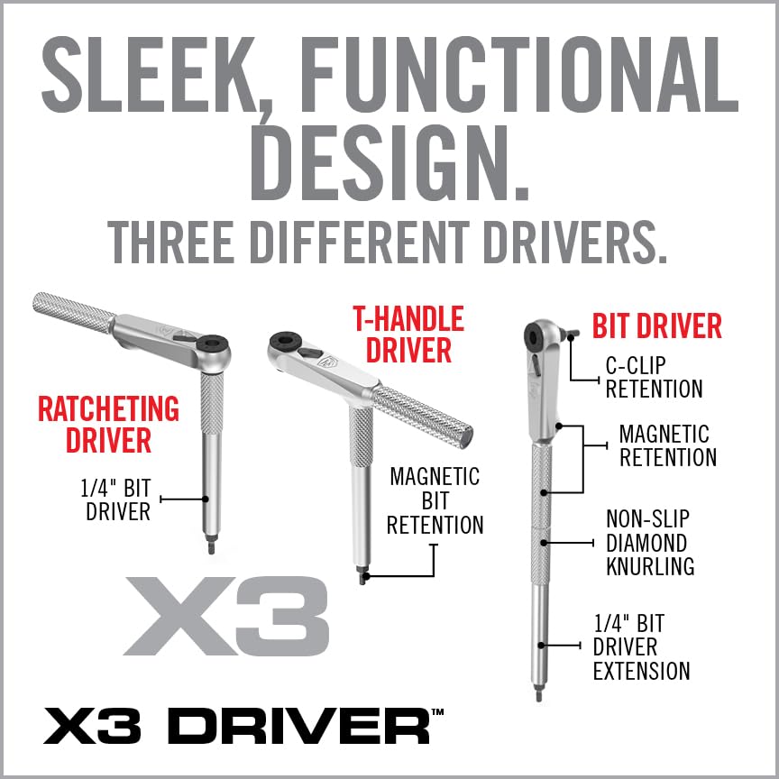 Adjustable Torque Driver Kit with 12 Bits U3063