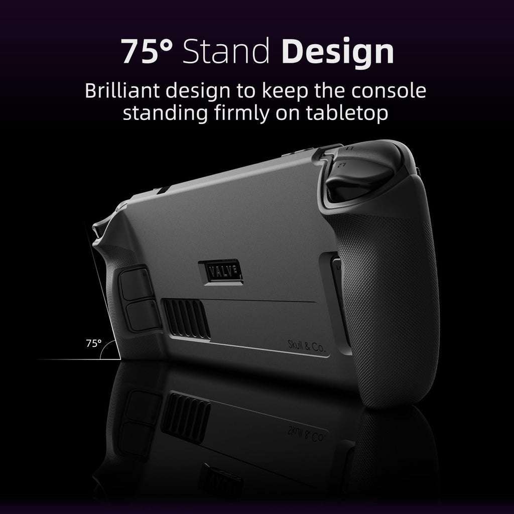 Soft Protective Case with Textured Grips and Stand Black K9034