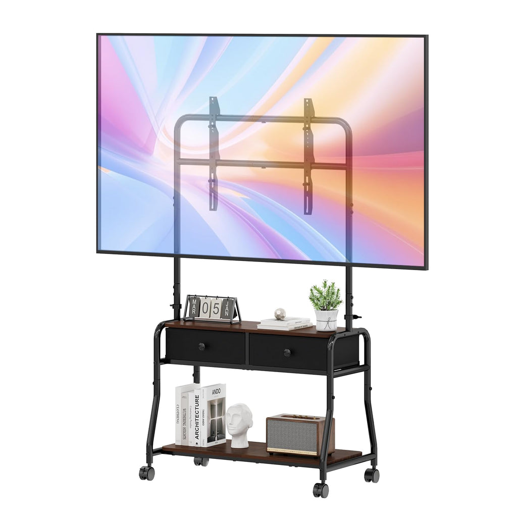 Rolling TV Stand with Mount for 32–75 Inch TVs L24717