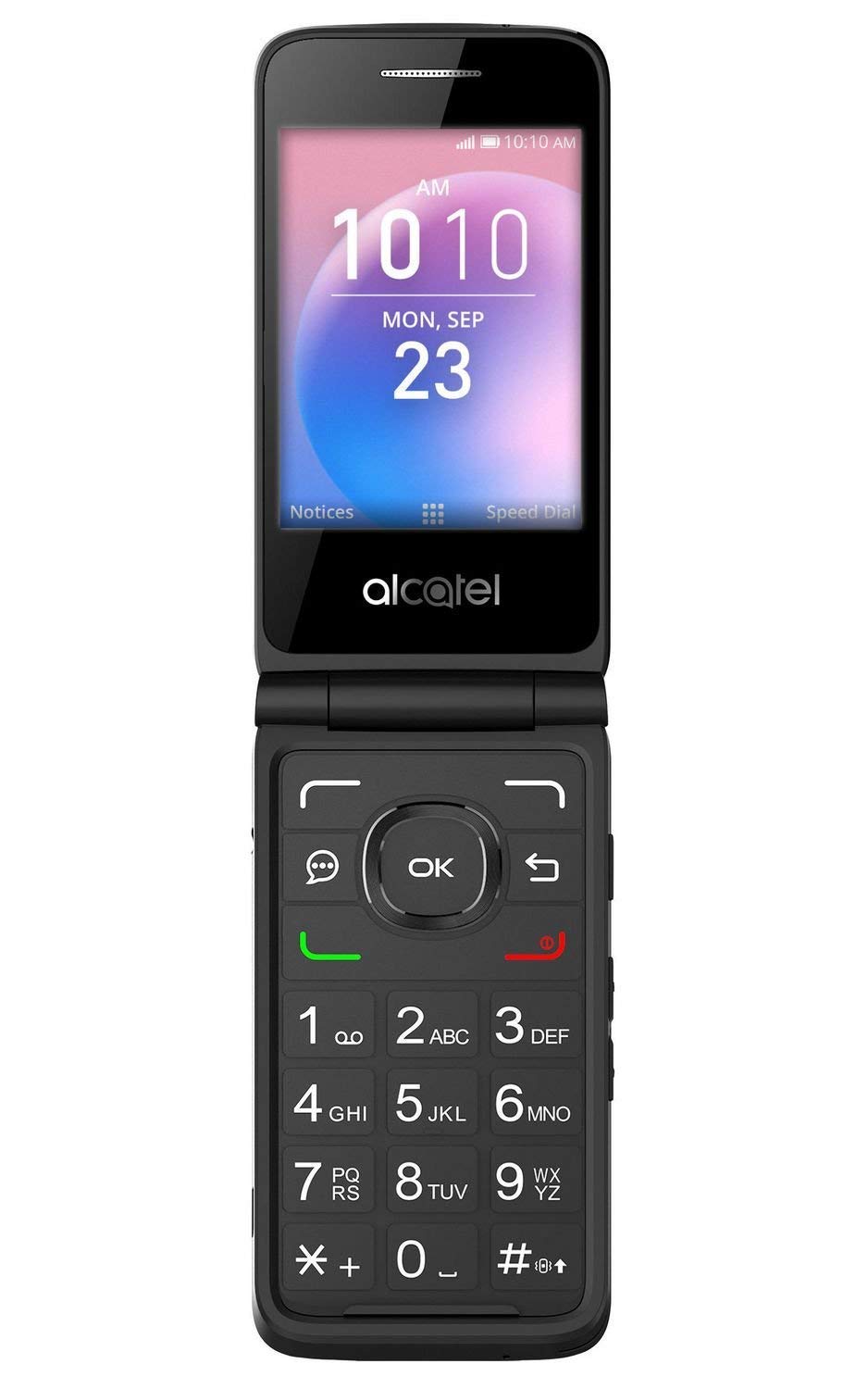 Black 4G LTE Unlocked Flip Phone R20357