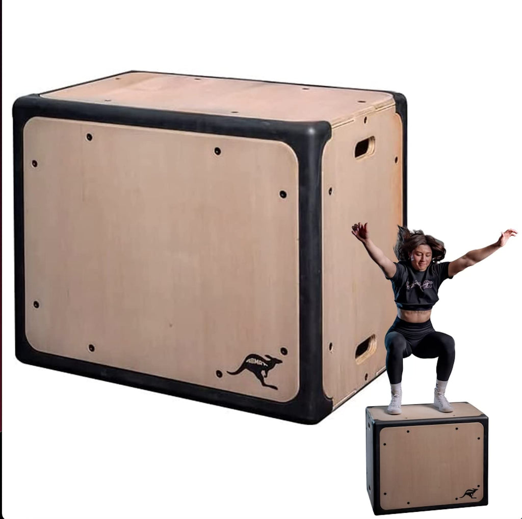 3 in 1 Foam and Wood Plyometric Box W180