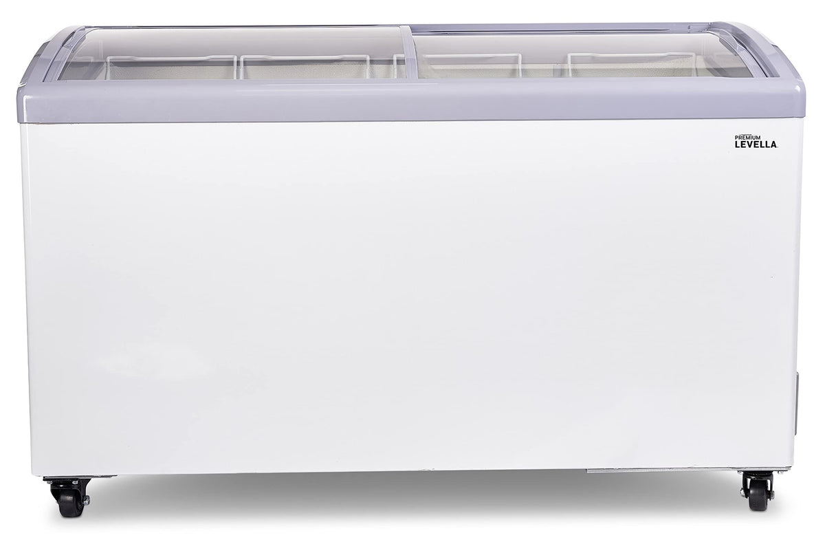 7.4 cu ft Chest Freezer with Curved Glass Top in White G5026