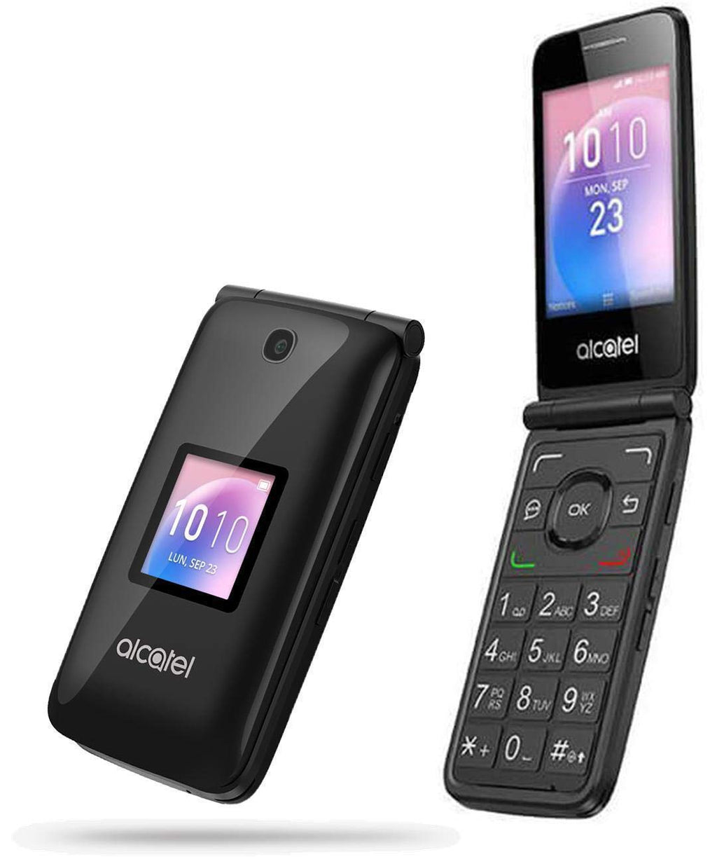 Black 4G LTE Unlocked Flip Phone R20357