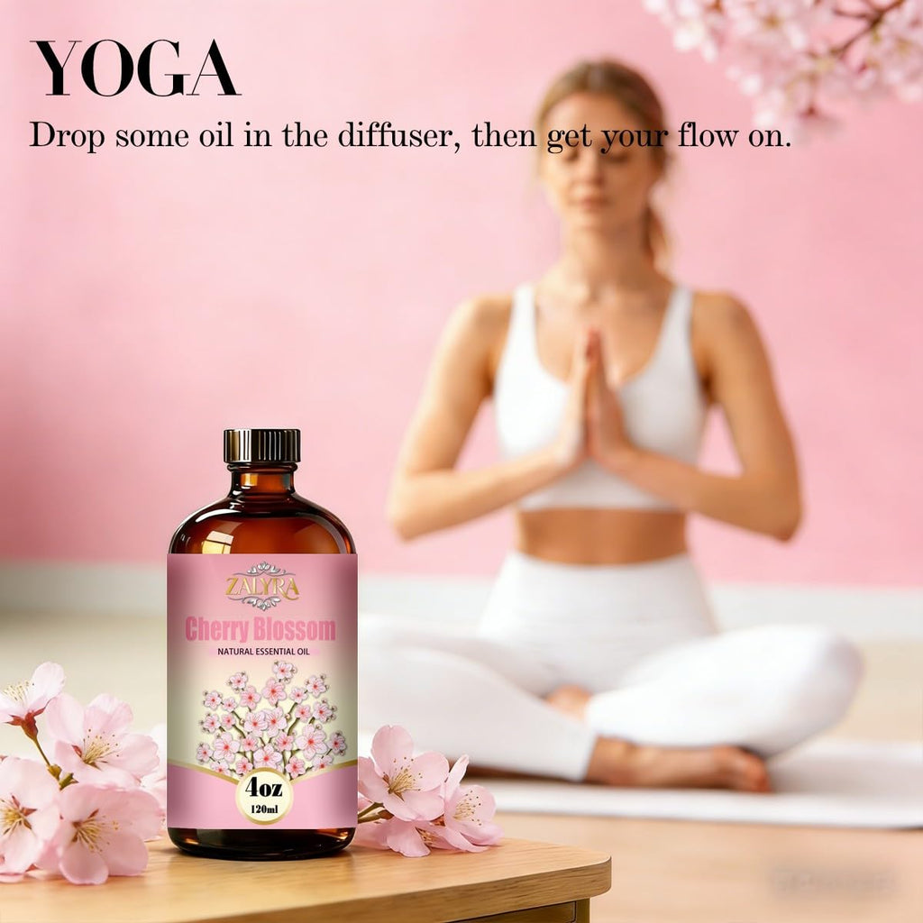 Cherry Blossom & Lavender Essential Oil 4 Fl Oz + 0.33 Fl Oz N863041