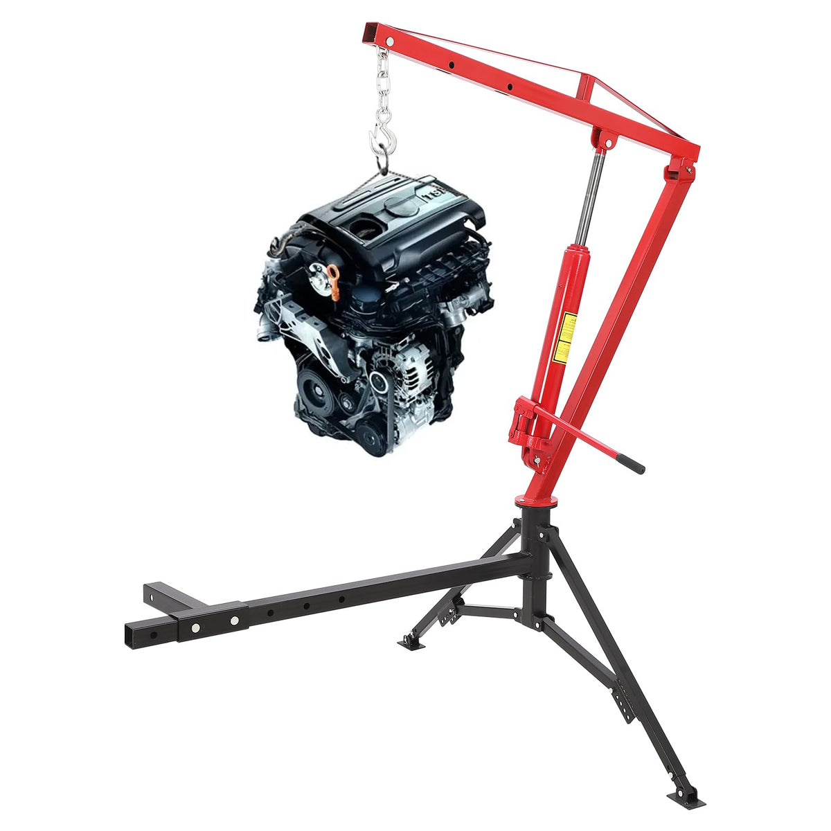 1000Lb Hydraulic Pickup Truck Crane with 360° Swivel K628