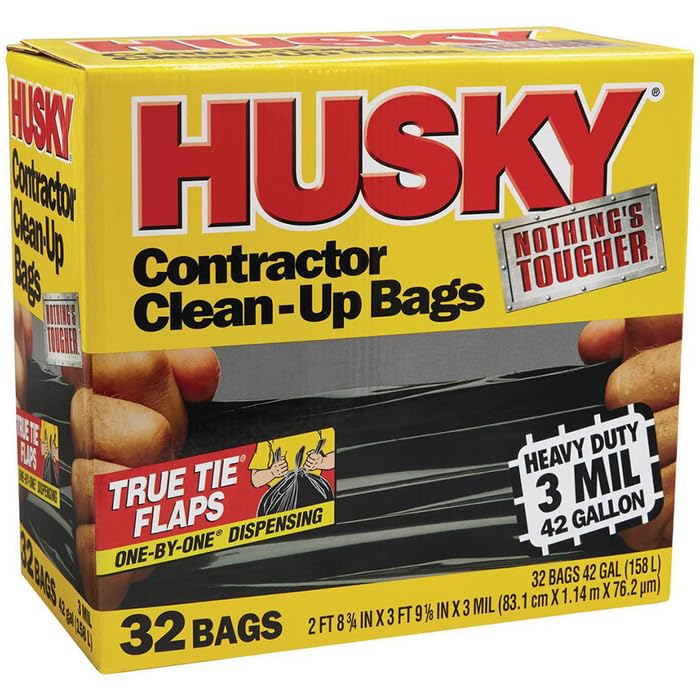 42 gal 3-Mil Contractor Trash Bag S895