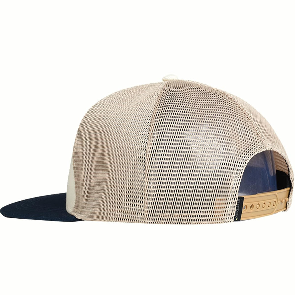 Breathable Mesh Performance Cap Flat Brim Snapback Hat G9931