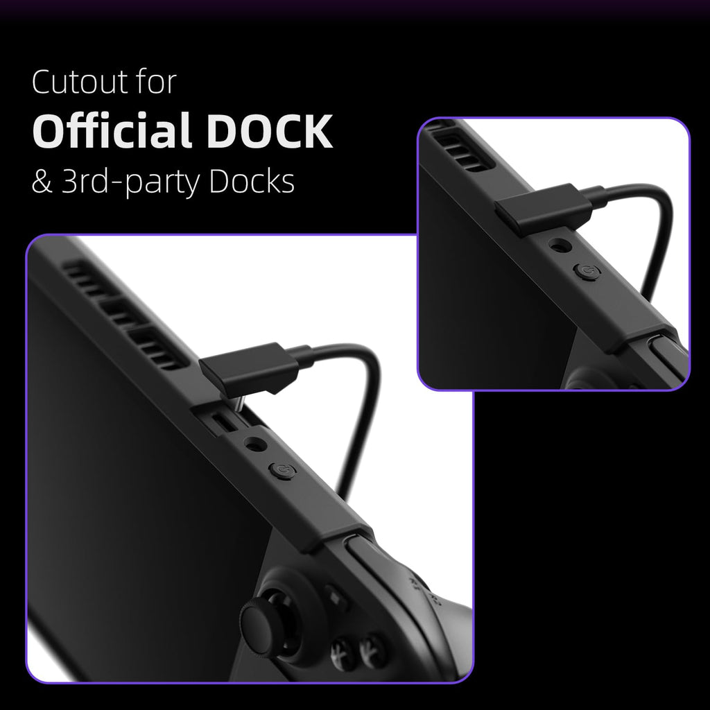 Soft Protective Case with Textured Grips and Stand Black K9034