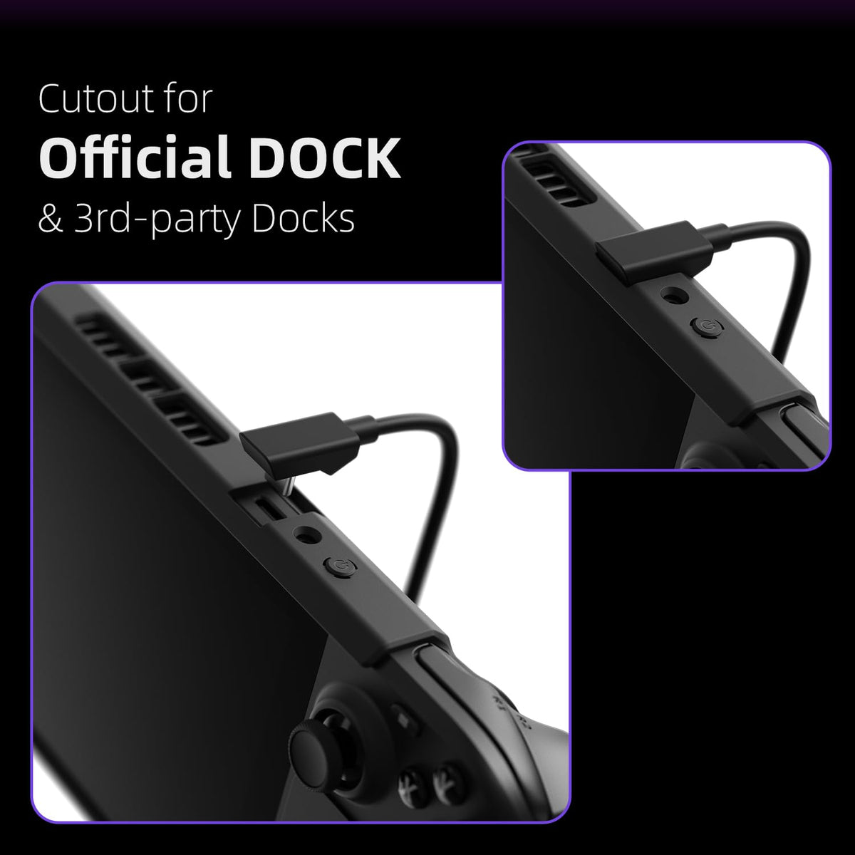 Soft Protective Case with Textured Grips and Stand Black K9034