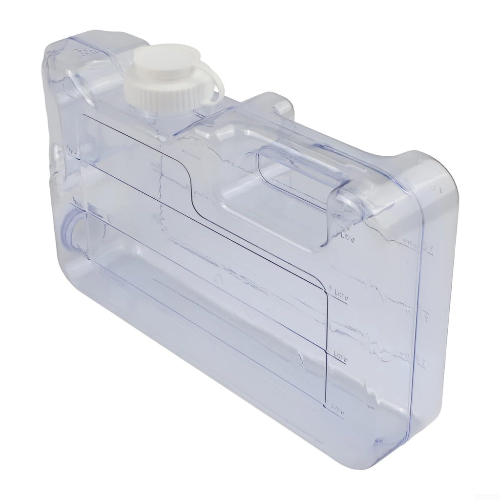 Plastic Refrigerator Water Dispenser with Faucet, 4L Beverage Tank U669766