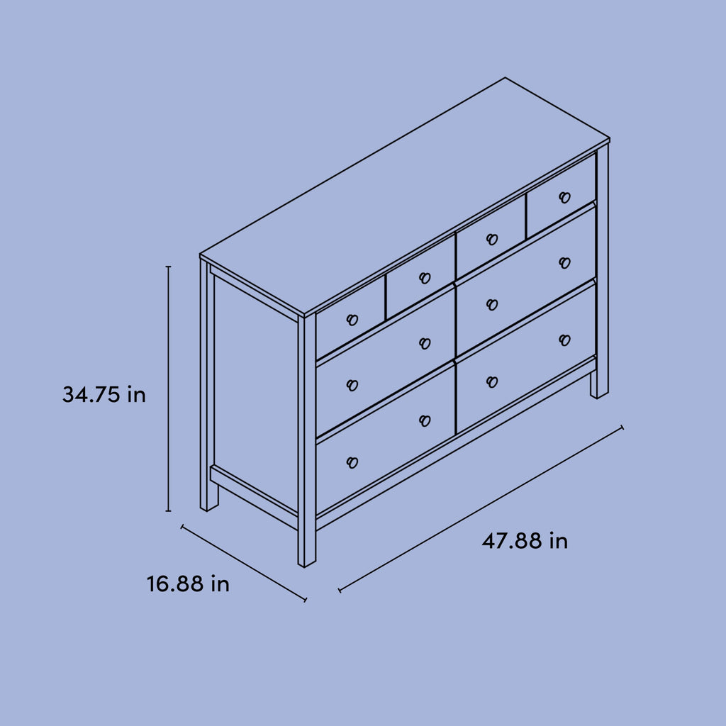 6 Drawer Dresser X198