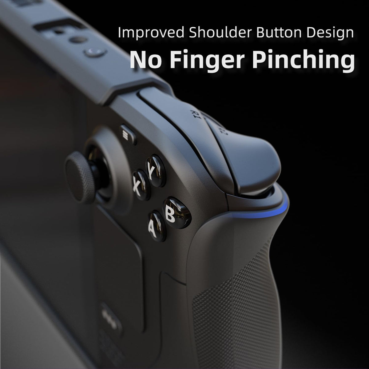 Soft Protective Case with Textured Grips and Stand Black K9034