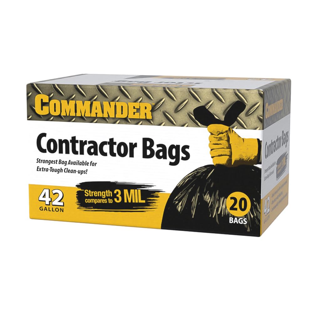 42 Gallon Trash Bags with Flap Ties 20 Count Q88735