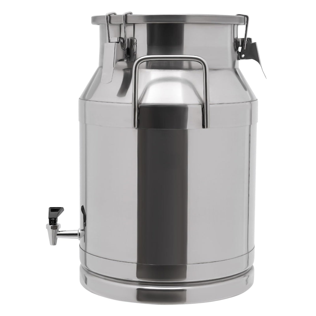30L Stainless Steel Milk Can with Handle Sealed Lid and Faucet Z631025