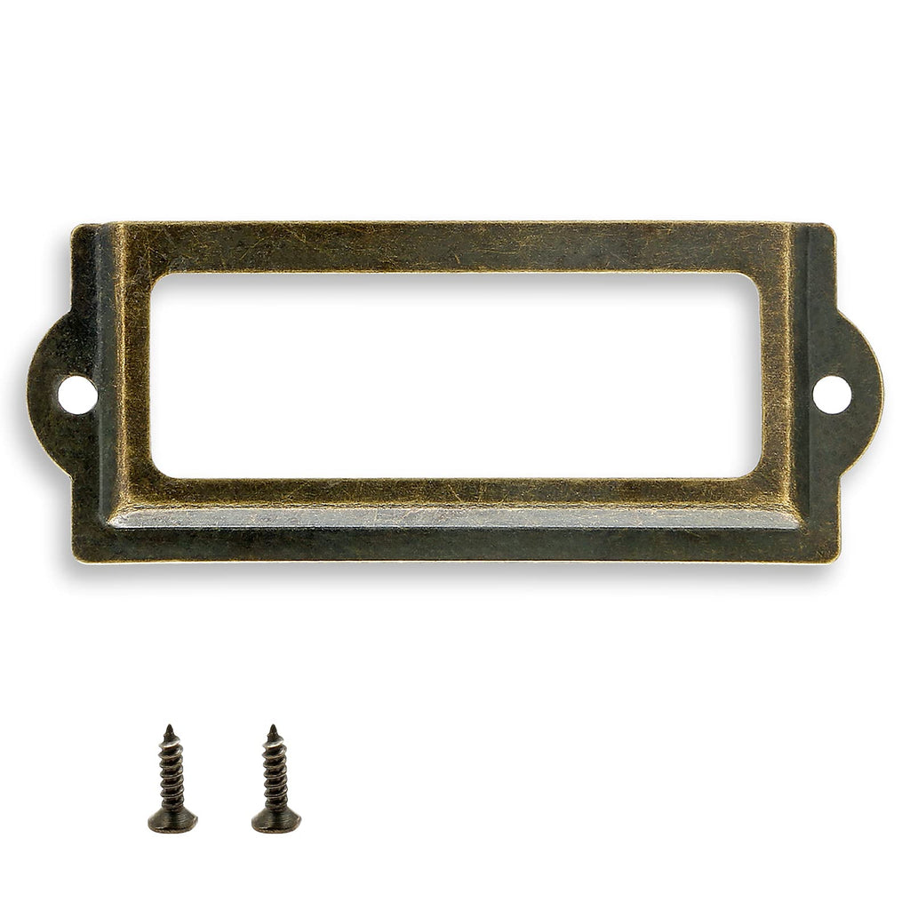 Bronze 3.3 Inch Label Holder 30 Pcs K581