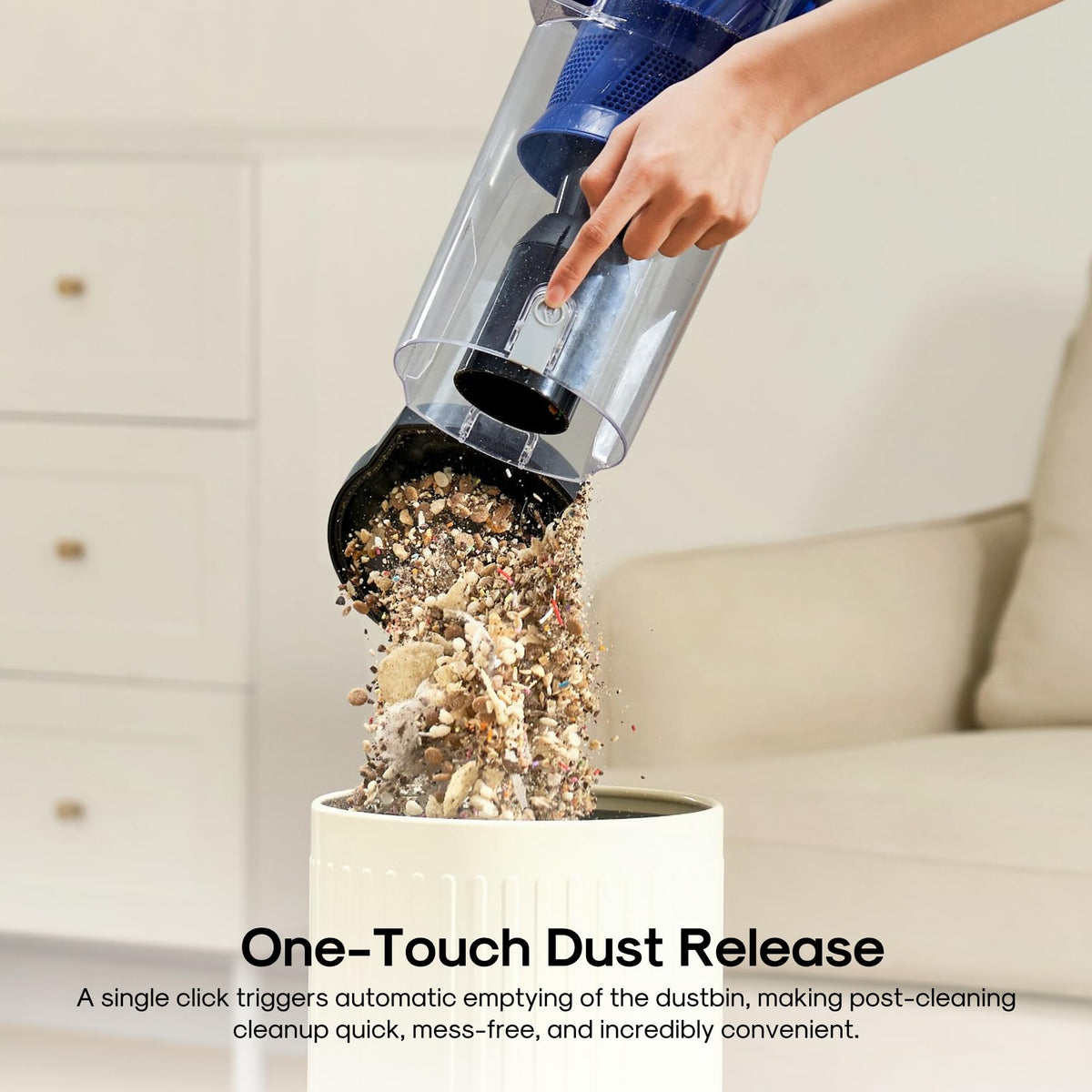 Lightweight Upright Vacuum Cleaner for Carpet and Hard Floor Q441