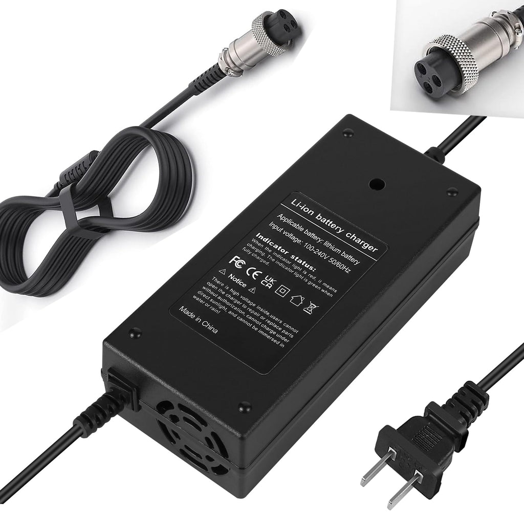 54.6V 2A 3 Prong Scooter Charger for 48V Lithium Battery V267221