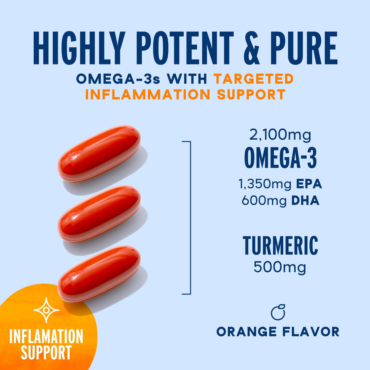 Omega-3 with Turmeric 60 Softgels E841