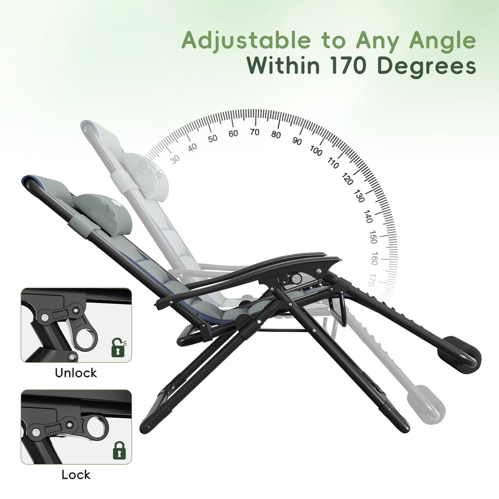 Zero Gravity Patio Lounge Chair J204400