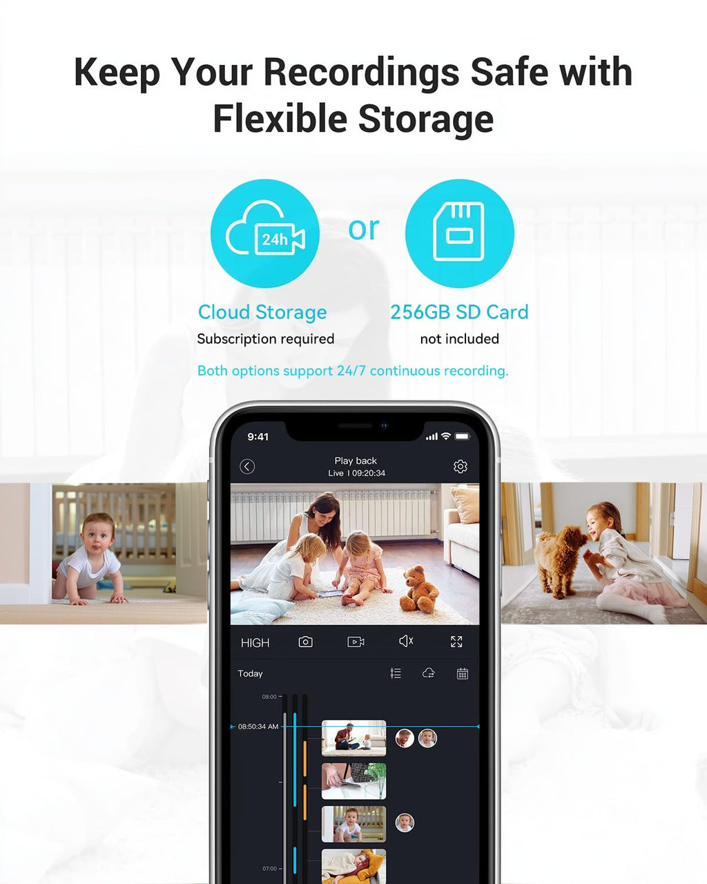 5G 360° PTZ Indoor Camera 2Pack T762