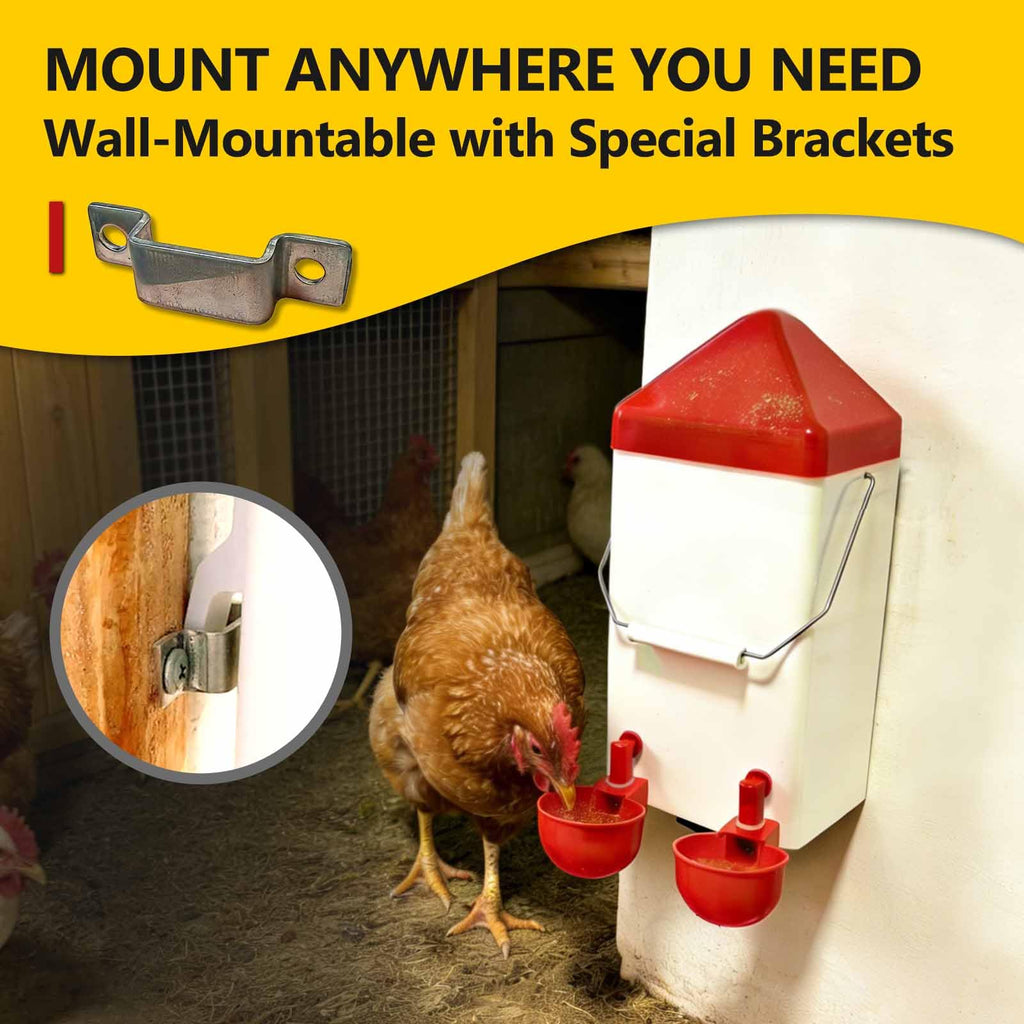 PVC Hanging Chicken Waterer with Hook, 1 Gal T91806