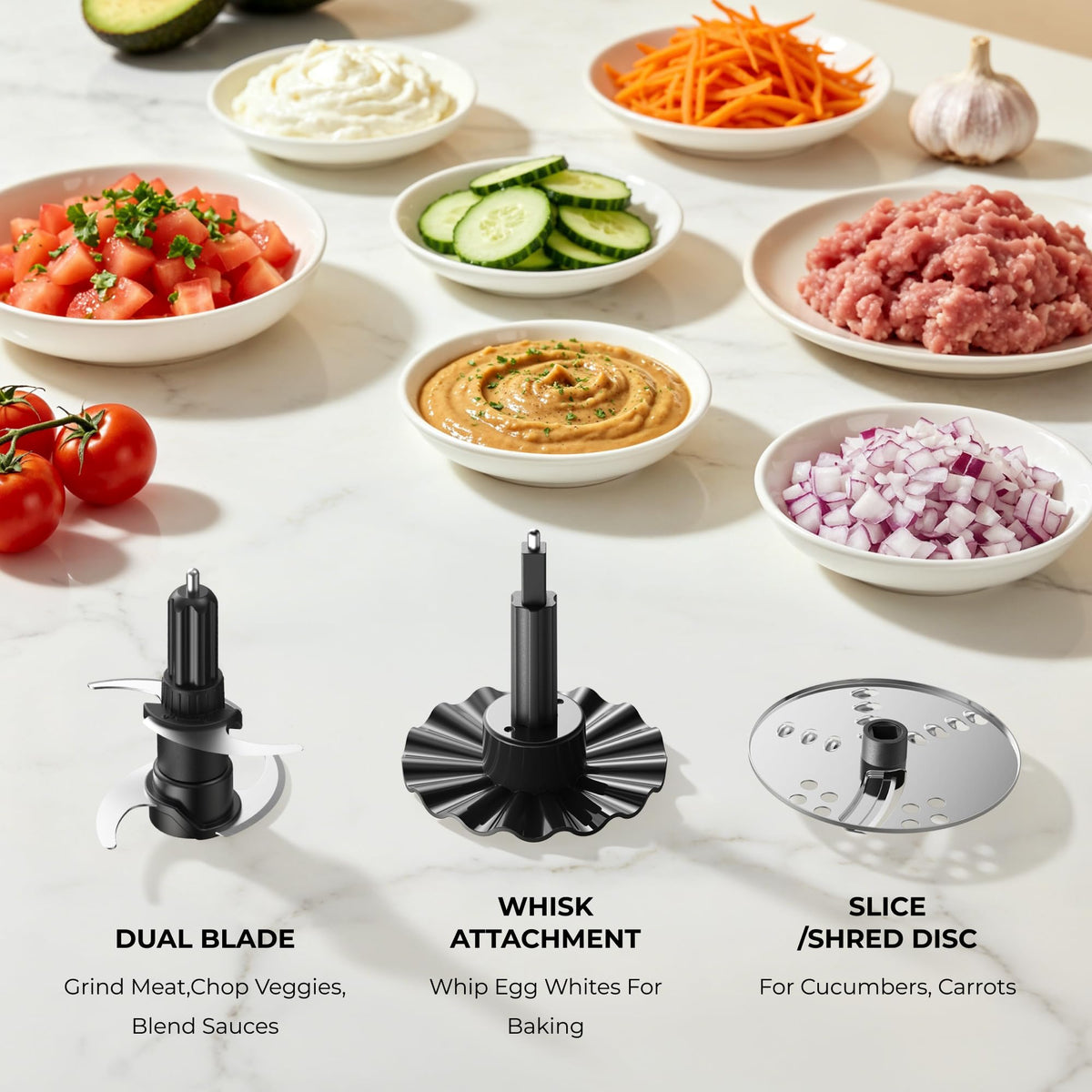 400W 4-Cup Mini Food Processor H151990