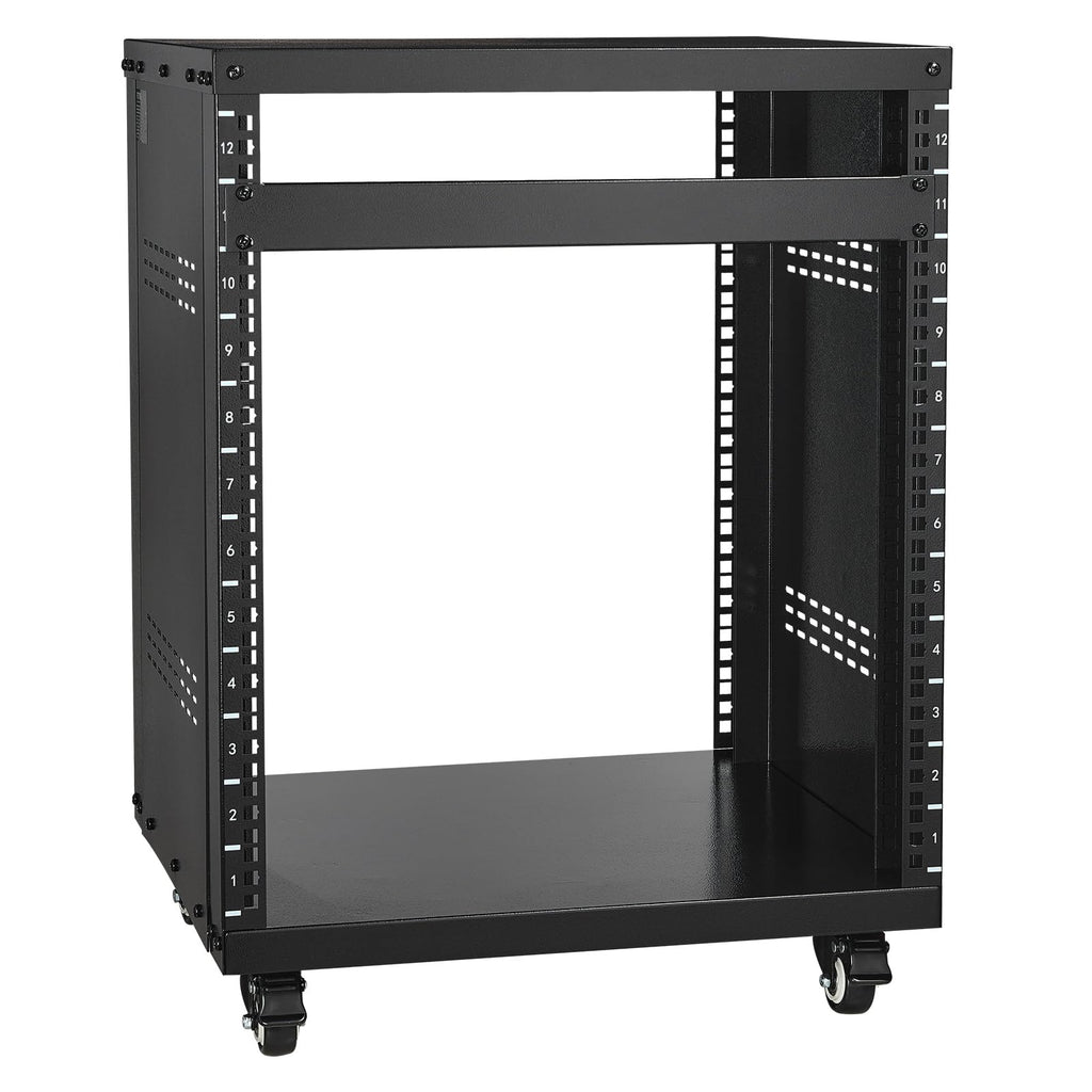 12U AV Rack Stand with Caster Wheels F940112