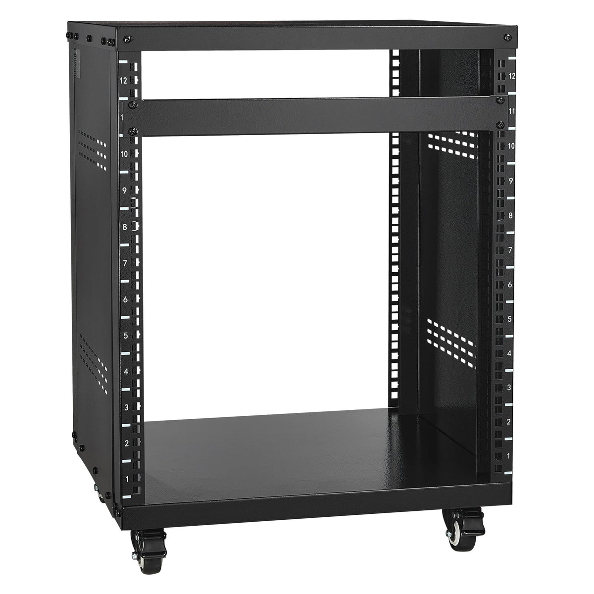 12U AV Rack Stand with Caster Wheels F940112