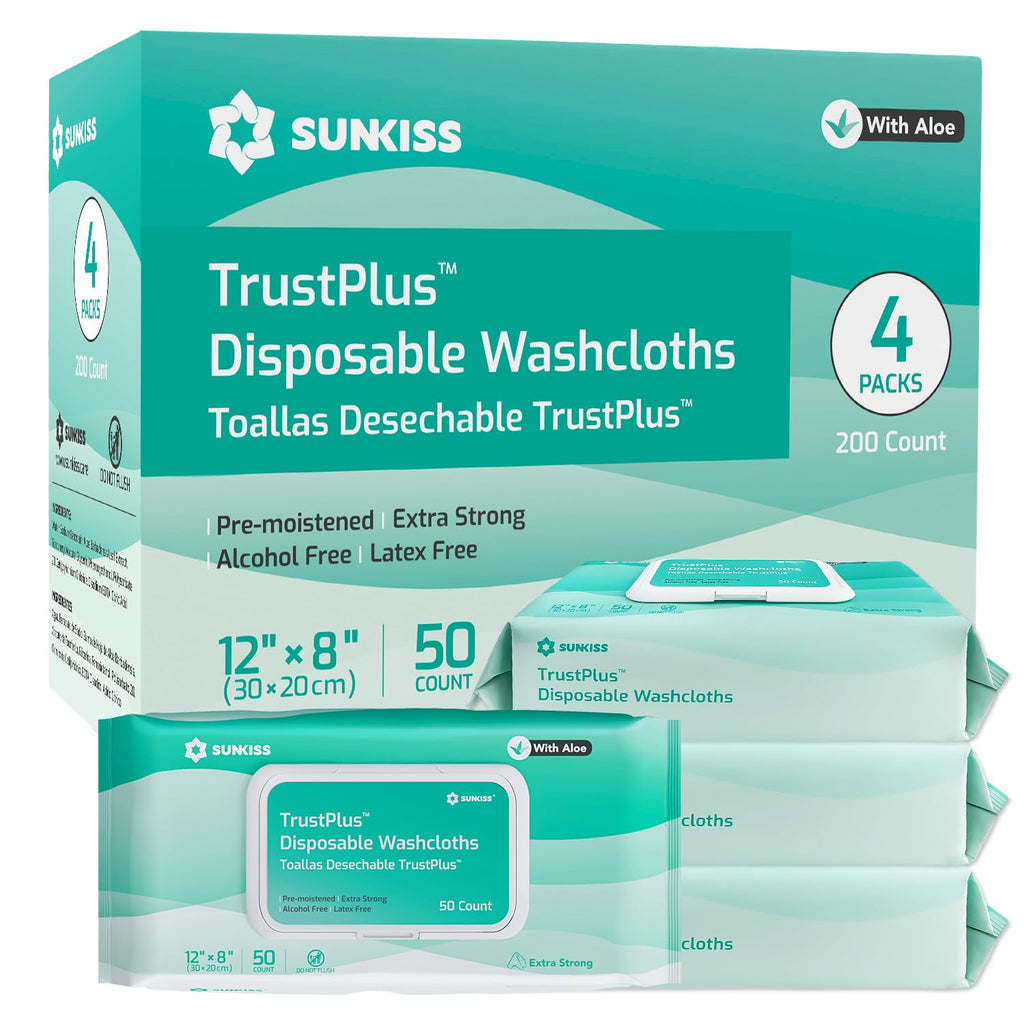 Adult Diapers Small 12 Count & Wet Wipes 200 Count Bundle P1039