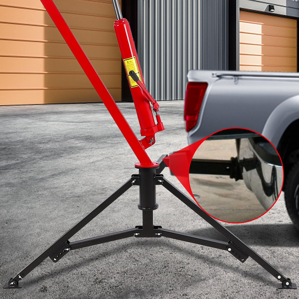 1000Lb Hydraulic Pickup Truck Crane with 360° Swivel K628
