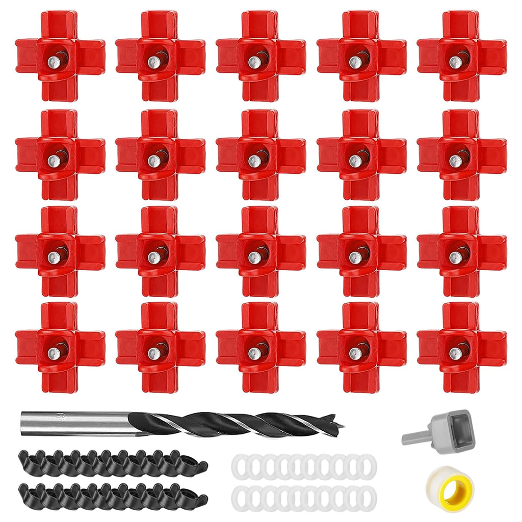 20 Pack Chicken Waterer Nipples with Drill Bits B581108