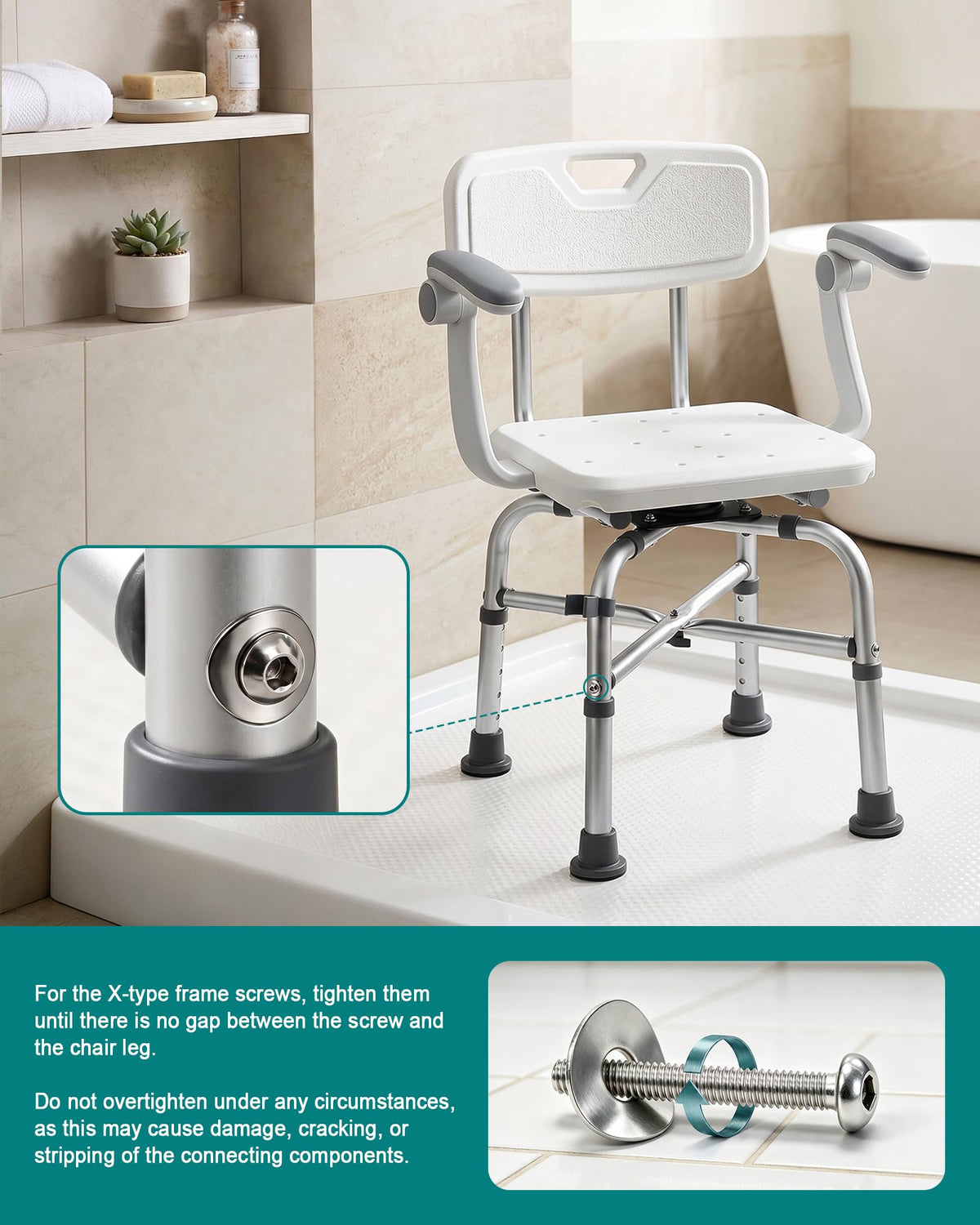 Adjustable Shower Chair L23318