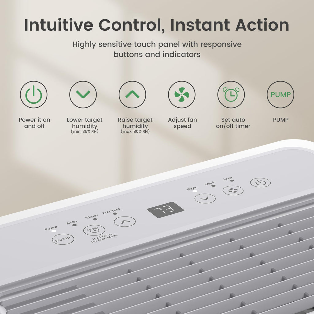 150 Pint Dehumidifier with Pump T366
