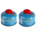 Iso-Butane Camping Fuel Gas Canister 100gram 2 Pack Y115604