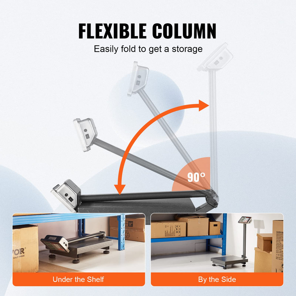660 lbs Stainless Steel Digital Platform Scale G612