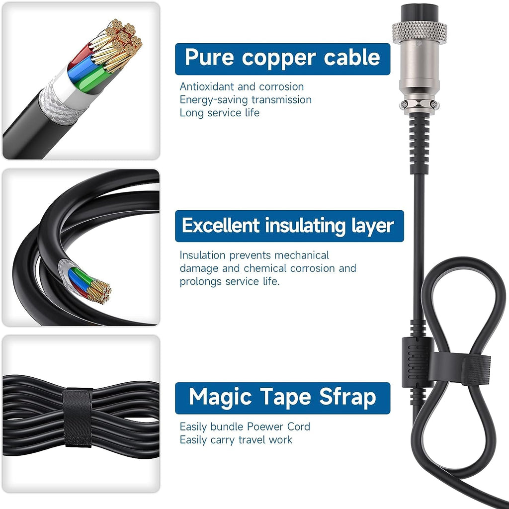 54.6V 2A 3 Prong Scooter Charger for 48V Lithium Battery V267221