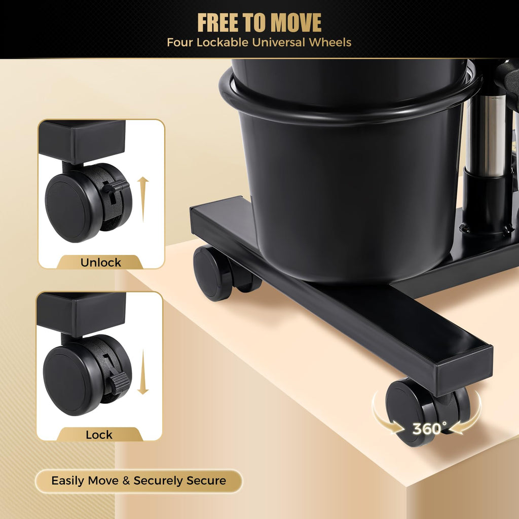 Portable Plastic Shampoo Unit with Electric Pump D764